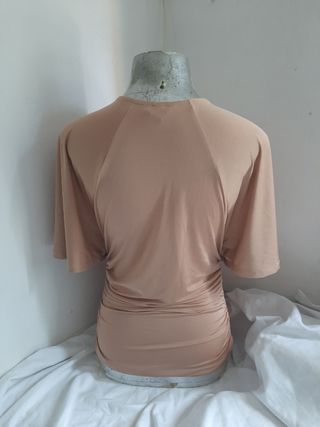 Blusa marrón de tirante