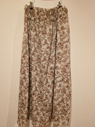 Falda midi floral XXL