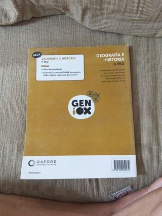 Geografía e Historia 4º ESO. Libro del estudian...