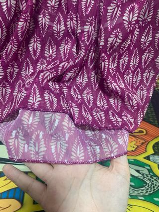 Blusa Estampada Morada