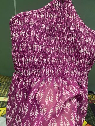 Blusa Estampada Morada
