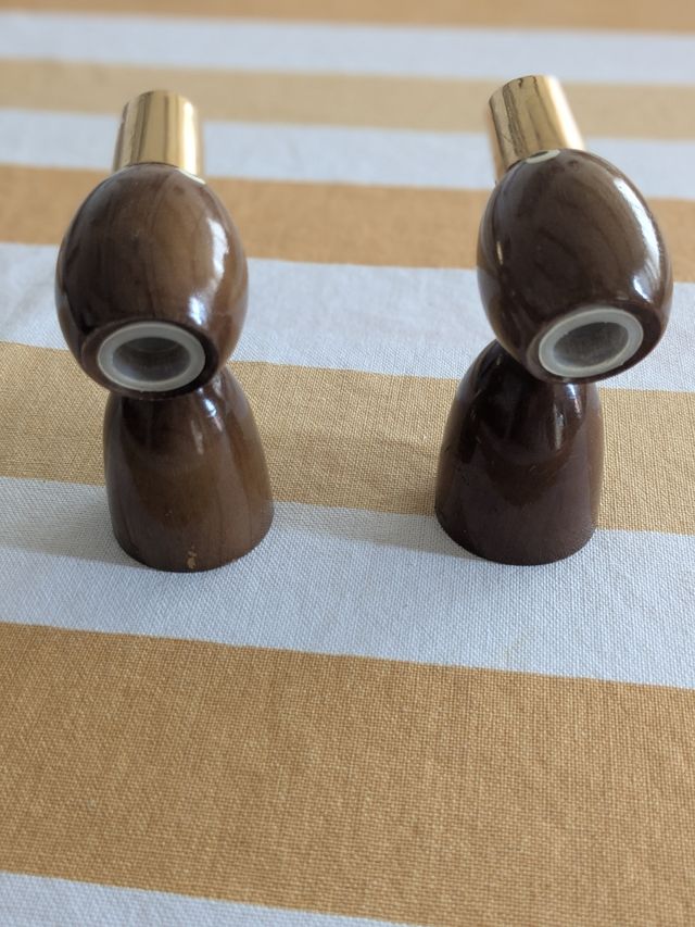 Salero & pimentero teka años 60