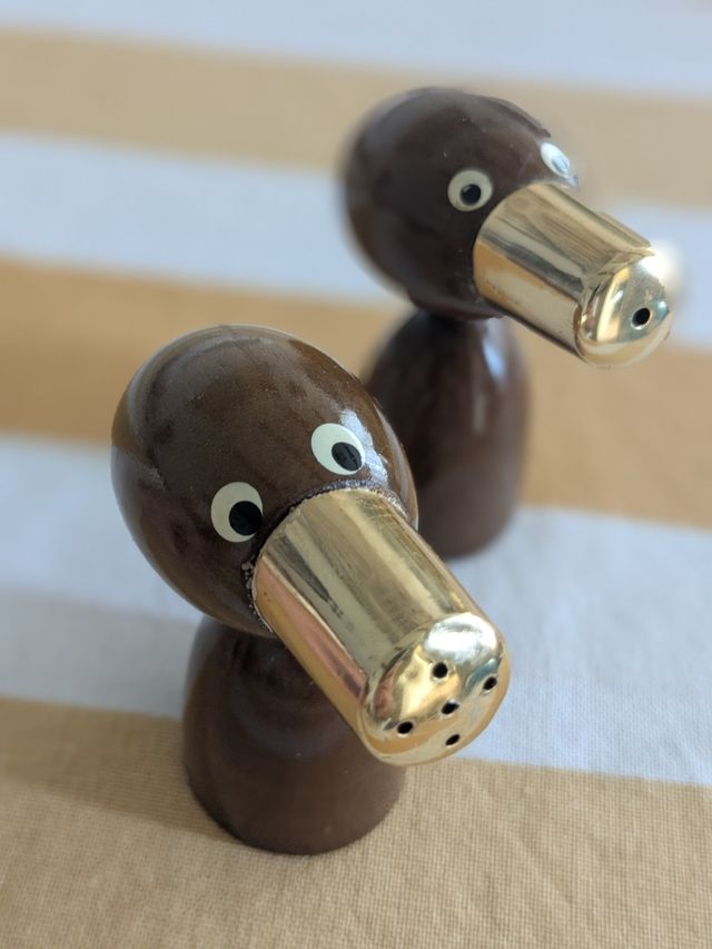 Salero & pimentero teka años 60