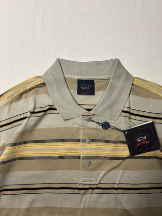 Polo Paul & Shark righe oro tg L