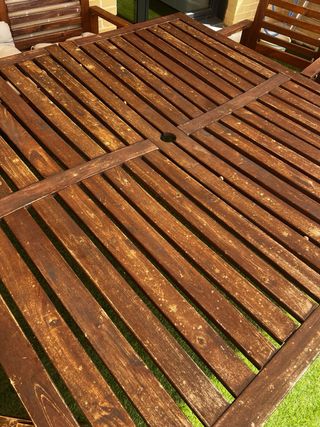 Mesa terraza Ikea + 4 sillas