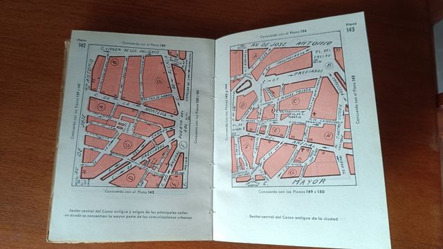 Guía urbana de Madrid 1960