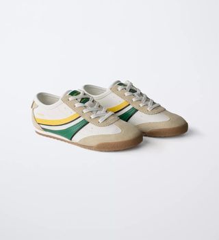 Zapatillas deportivas Zara tenis bambas cordones 