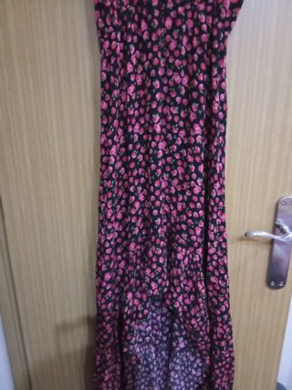 Vestido midi flores - Talla M