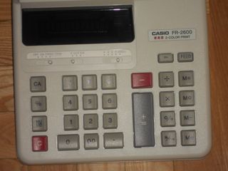 CALCULADORA DE SOBREMESA CASIO FR-2600 DE 12 DÍGIT