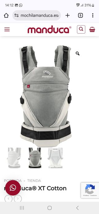 Manduca XT Cotton - Portabebés