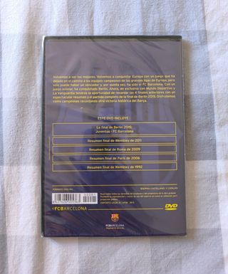 DVD FC Barcelona Campeón Europa 2015 de Segunda mano por 15 EUR en