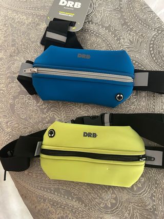 Cinture da corsa DRB - blu e gialle 