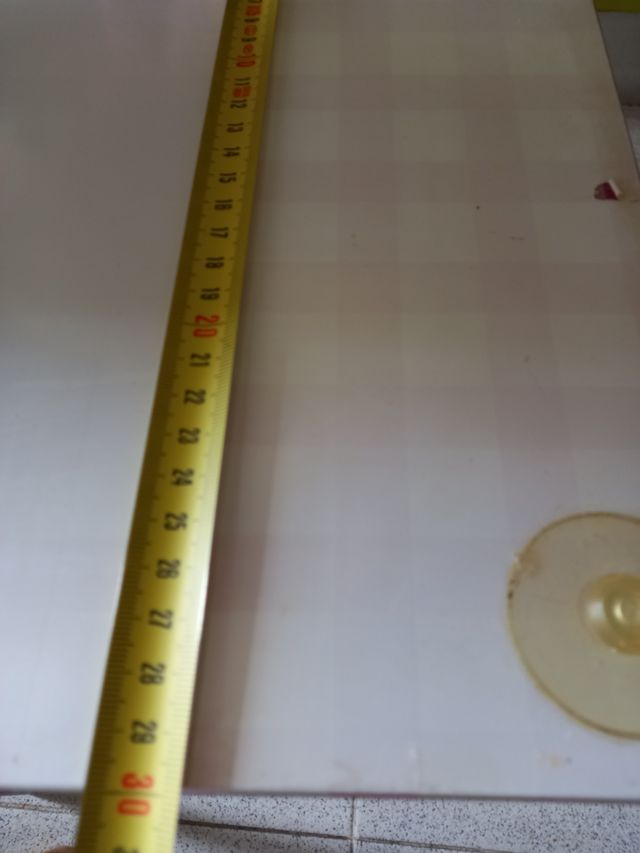 Tabla cristal cocina - roja