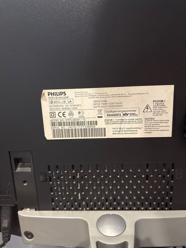 TV Philips 37" Full HD PFL8605H/12