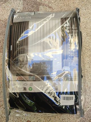 Cortinas terciopelo MAXIJIN - Negro