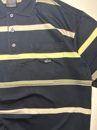 Polo Paul&Shark L nera a righe