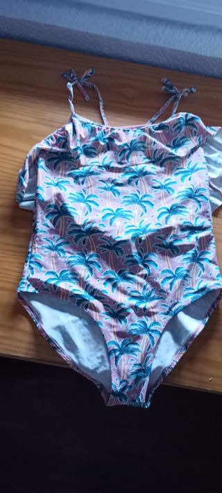 Bañador niña palmeras - Talla 16