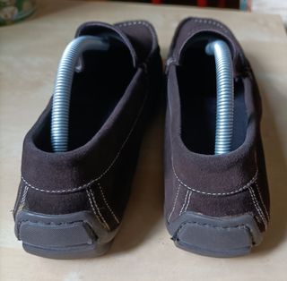 Mocasines ante marrón - Talla 44