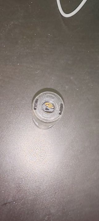 Conector para lâmpada pequena - Preto