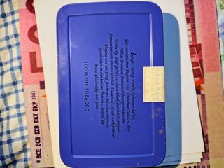 Latta Tabacco Indigo vuota da collezione 