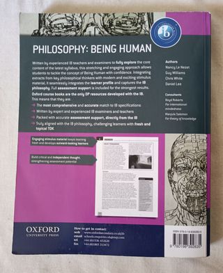 Oxford IB Diploma Programme: Philosophy: Being...
