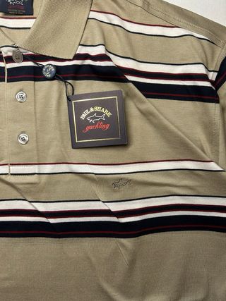 Polo Paul&Shark XL beige-nero