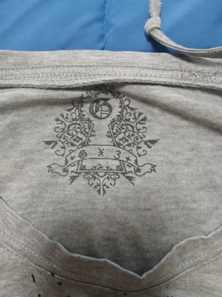 Camiseta gris mujer - Talla única
