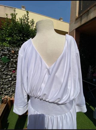 Vestido blanco fiesta - Talla L