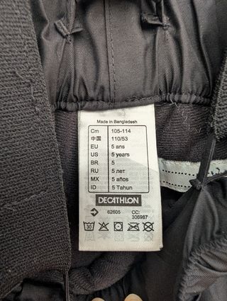 Pantalones nieve niño