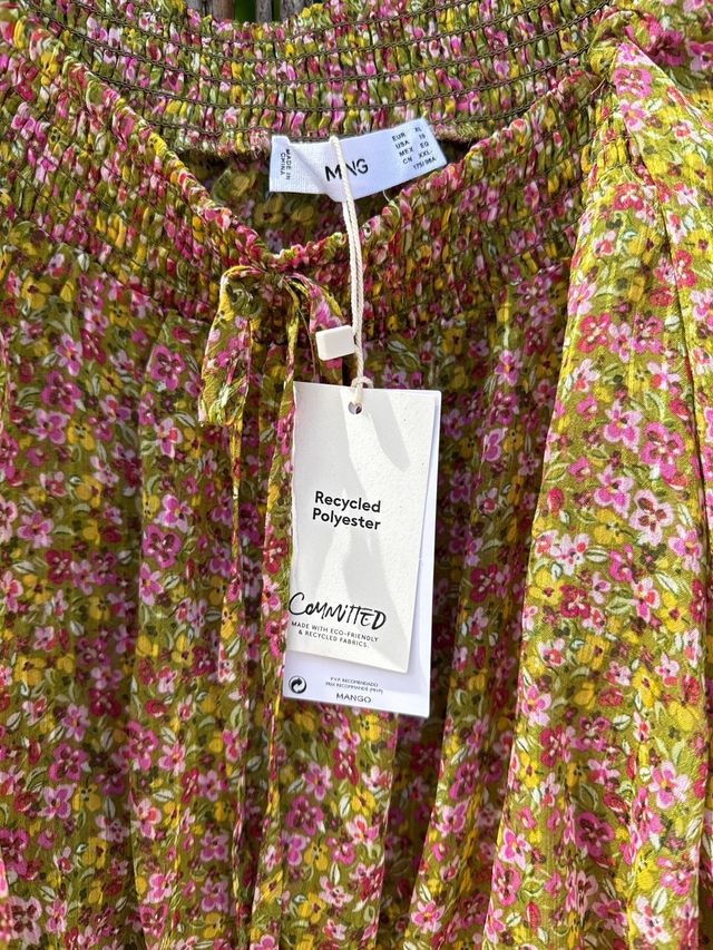 Blusa flores - Verde multicolor