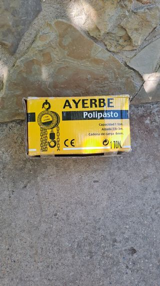 Polipasto Ayerbe 1 T - 2,5-3m