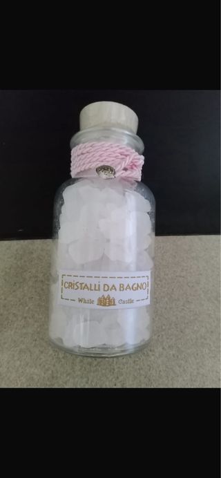 Cristalli bagno White Castle - nuovi