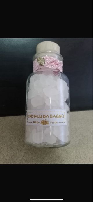Cristalli bagno White Castle - nuovi