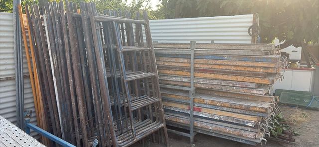 Andamios metálicos usados