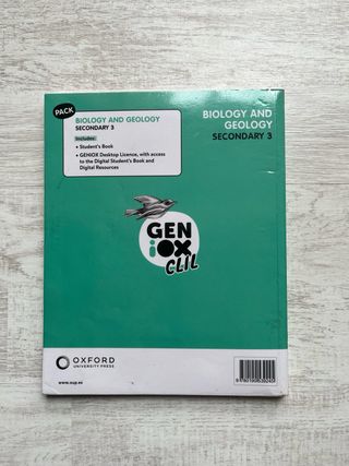 Biology & Geology 3º ESO. Student's book. GENiOX