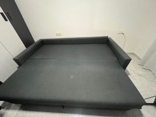 Sofá cama gris - 3 plazas