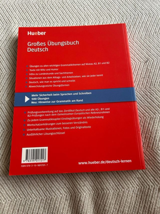 grobes ubungsbuch grammatik (Gramatica Aleman) ...