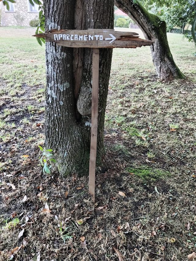 Señales boda Entrada y Parking