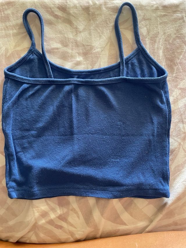 Top Shein azul - Tirantes