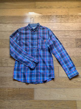 Camicia Uomo Blu e Rossa a Quadri Jack & Jones
