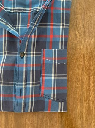 Camicia Uomo Blu e Rossa a Quadri Jack & Jones