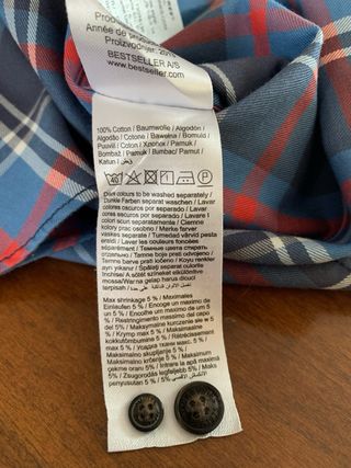 Camicia Uomo Blu e Rossa a Quadri Jack & Jones