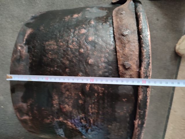 Caldero cobre antiguo