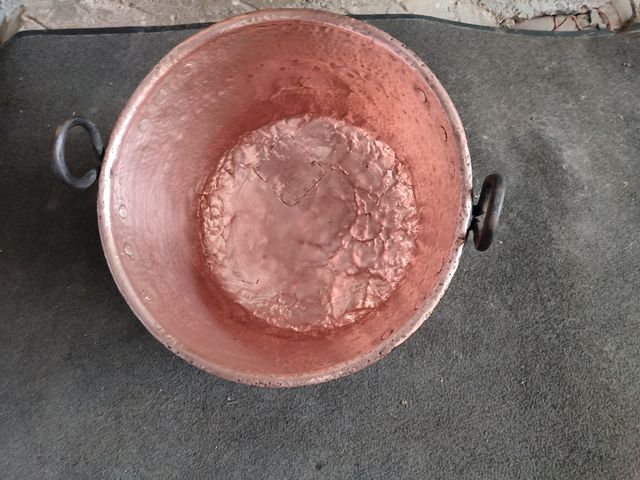 Caldero cobre antiguo