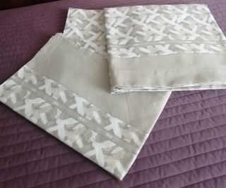 Lenzuola singole IRGE - Beige/Bianco