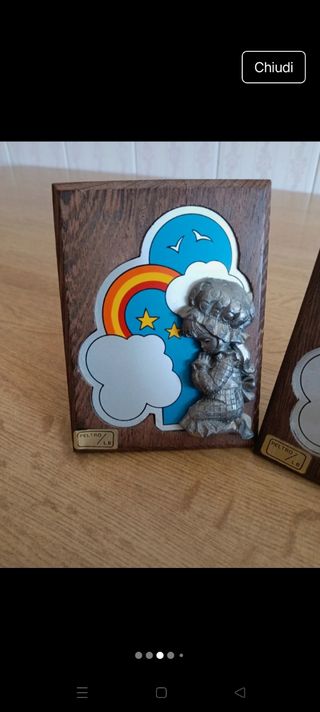 2 Quadretti  bamboline Artigianali