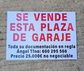Plaza garaje - Alquiler
