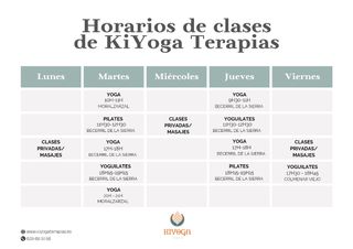 Clases de yoga, pilates y yoguilates 