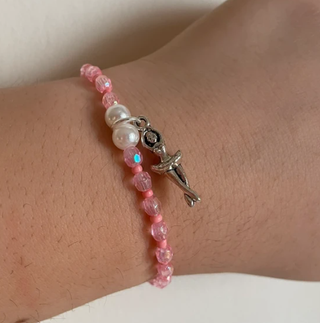 Pulsera bailarina rosa