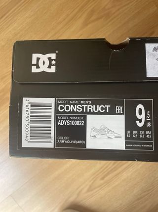 Zapatillas DC Construct - Gris